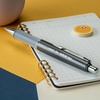 image:imagePILOT Dr Grip Limited Refillable amp Retractable Gel Pen Fine Point Black Ink Single Pen  Ideal for School Journaling amp Office WritingGray Barrel