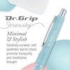 image:imagePilot Dr Grip Serenity Refillable and Retractable 3 Pack Fine Point 07mm Soft Aesthetic Barrels Black Ink Gel Pens Ideal for School Journaling amp Office Writing