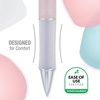 image:imagePilot Dr Grip Serenity Refillable and Retractable 3 Pack Fine Point 07mm Soft Aesthetic Barrels Black Ink Gel Pens Ideal for School Journaling amp Office Writing