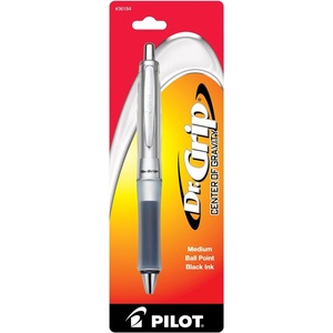image:imagePILOT Dr Grip Center of Gravity Refillable amp Retractable Ballpoint Pen Medium Point Charcoal Grip Black Ink Single Pen 36180Grip Color May Vary