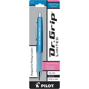 image:imagePILOT Dr Grip Limited Refillable amp Retractable Gel Pen Fine Point Assorted Barrel Black Ink Single Pen 36274Barrel Color May Vary
