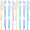 image:imagePILOT FriXion Light Pastel Erasable Highlighters Fine Tip Pack of 8 Multicolor Solid Highlighters  Ideal for School Journaling and Office Use