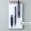 image:imagePilot FriXion Ball Gel Ink Refills for Erasable Pens Fine Point 07 mm Erasable Pen Refills Pack of 12 Black