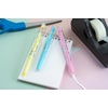 image:imagePilot FriXion Light Pastel Erasable Highlighters Chisel Tip Pack of 3 Pastel Yellow Green amp Purple