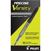 image:imagePilot Precise Varsity PreFilled Fountain Pens for Writing Medium Point Stainless Steel Nib Blue Ink 10mm 12PackPurple
