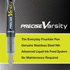 image:imagePilot Precise Varsity PreFilled Fountain Pens for Writing Medium Point Stainless Steel Nib Blue Ink 10mm 12PackPurple