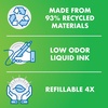 image:imagePilot V Board Master BeGreen Refillable DryErase Markers Bullet Tip Black Ink 12 Count