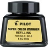 image:imagePILOT Super Color Permanent Marker Refill Ink Black Ink 1 Ounce Bottle with Dropper 43500Black