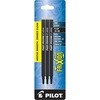 image:imagePilot FriXion Ball Gel Ink Refills for Erasable Pens Fine Point 07 mm Erasable Pen Refills Pack of 3 Black3 Count Pack of 1
