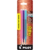 image:imagePilot FriXion Ball Gel Ink Refills for Erasable Pens Fine Point 07 mm Erasable Pen Refills Pack of 3 PinkPurpleTurquoise
