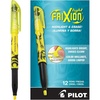 image:imagePilot FriXion Light Erasable Highlighters Chisel Tip Pack of 12 Yellow Solid Highlighters  Ideal for School Journaling and Office UseYellow