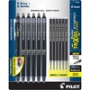 image:imagePilot FriXion Synergy Clicker Erasable Refillable Retractable Gel Ink Pens Extra Fine Point 05 mm Pack of 12 Blue FriXion Erasable Pens 05  Ideal for School amp Office WritingBlack