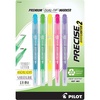 image:imagePilot Precise Marklighter2 Dual Tip Highlighters Broad Chisel and ExtraFine Bullet Point Tips Assorted Colors Pack of 105Pack