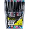image:imagePilot Precise Varsity PreFilled Fountain Pens for Writing Medium Point Stainless Steel Nib BlackBlueRedPinkGreenPurpleTurquoise Ink 10mm 7PackBlackBlueRedPinkGreenPurpleTurquoise