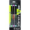image:imagePilot Precise Varsity PreFilled Fountain Pens for Writing Medium Point Stainless Steel Nib BlackBlueRedPinkGreenPurpleTurquoise Ink 10mm 7PackGreenPinkTurqouise