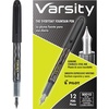 image:imagePilot Precise Varsity PreFilled Fountain Pens for Writing Medium Point Stainless Steel Nib Blue Ink 10mm 12PackBlack