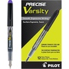 image:imagePilot Precise Varsity PreFilled Fountain Pens for Writing Medium Point Stainless Steel Nib Blue Ink 10mm 12PackPurple