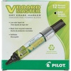 image:imagePilot V Board Master BeGreen Refillable DryErase Markers Bullet Tip Black Ink 12 Count