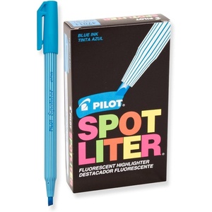 image:imagePILOT Spotliter Fluorescent Highlighters Chisel Tip Purple 12Pack 49011Blue