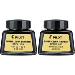 image:imagePILOT Super Color Permanent Marker Refill Ink Black Ink 1 Ounce Bottle with Dropper 43500Preto