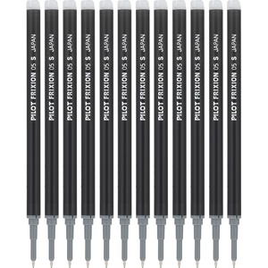 image:imagePilot FriXion Ball Gel Ink Refills for Erasable Pens Rollerball 07 mm Fine Point Erasable Pen Refills Pack of 12 Black