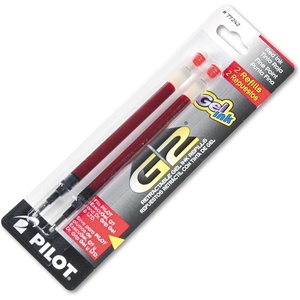 image:imagePilot G2 Gel Ink Refills Fine Point 07 mm G2 Pen Refills Red Pack of 2