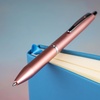 image:imagePILOT Acroball 1000 UltraPremium Refillable amp Retractable Ball Point Pen Black Barrel Fine Point Black Ink Single Pen 13635Rose Gold Barrel