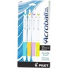 image:imagePILOT Acroball PureWhite Advanced Ink Refillable amp Retractable Ball Point Pens with PinkPurpleOrange Inks Accents Fine Point Black Ink 3Pack 31859Assorted Color Accents