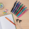 image:imagePilot Acroball Colors Advanced Ink Refillable amp Retractable Pens Ball Point Pens Fine Point Pink Ink 07mm 12CountBlack