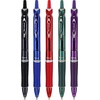 image:imagePilot Acroball Colors Advanced Ink Refillable amp Retractable Pens Ball Point Pens Fine Point Pink Ink 07mm 12CountBlackBlueRedGreenPurple