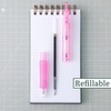 image:imagePilot Acroball Colors Advanced Ink Refillable amp Retractable Pens Ball Point Pens Fine Point Pink Ink 07mm 12CountBlackPink
