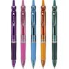 image:imagePilot Acroball Colors Advanced Ink Refillable amp Retractable Pens Ball Point Pens Fine Point Pink Ink 07mm 12CountPurplePinkTurquoiseOrangeGreen