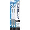 image:imagePILOT Acroball PureWhite Advanced Ink Refillable amp Retractable Ball Point Pens with PinkPurpleOrange Inks Accents Fine Point Black Ink 3Pack 31859Silver Accents