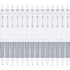 image:imagePilot Acroball PureWhite Advanced Ink Refillable amp Retractable Ball Point Pens with Silver Accents Fine Point Ballpoint Pens Black Ink 07mm 14PackSilver Accents