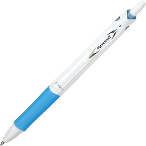 image:imagePilot Acroball PureWhite Advanced Ink Refillable amp Retractable Ball Point Pens with Silver Accents Fine Point Ballpoint Pens Black Ink 07mm 14PackBlue Accents