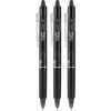 image:imagePILOT FriXion Clicker Erasable Pens Refillable amp Retractable Gel Ink Pens Fine Point 07 mm Black Ink 3Pack  Ideal for School Journaling amp Office WritingBlack