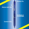 image:imagePILOT FriXion Clicker Erasable Pens Refillable amp Retractable Gel Ink Pens Fine Point 07 mm Black Ink 3Pack  Ideal for School Journaling amp Office WritingAssorted