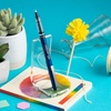 image:imagePILOT Precise V5 Stick Liquid Ink Rolling Ball Stick Pens Extra Fine Point 05mm Black Ink 12Pack 35334Navy