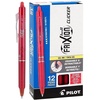 image:imagePilot FriXion Clicker Erasable Gel Pens Fine Point Pens 07 mm Pack of 12 Red12 Count Pack of 1