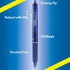 image:imagePilot FriXion Clicker Erasable Refillable amp Retractable Gel Ink Pens Fine Point Erasable Pens Fine Tip 07mm 7 Count Pack of 1 PouchFine