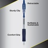 image:imagePilot G2 Premium Gel Roller Pens Extra Fine Point 05 mm Gel Pens Black Ink Pack of 12  Ideal for School Journaling amp Office WritingNavy Ink