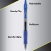 image:imagePilot G2 Premium Gel Roller Pens Fine Point 07 mm Blue Ink Pens Fine Point Pack of 12  Ideal for School Journaling and Office WritingBlue Ink