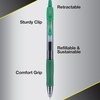 image:imagePilot G2 Premium Gel Roller Pens Fine Point 07 mm Blue Ink Pens Fine Point Pack of 12  Ideal for School Journaling and Office WritingGreen Ink