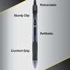 image:imagePilot G2 Premium Gel Roller Pens Fine Point 07 mm Blue Ink Pens Fine Point Pack of 14  Ideal for School Journaling and Office WritingBlack