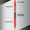 image:imagePilot G2 Premium Gel Roller Pens Fine Point 07 mm Red Pens Pack of 12  Ideal for School Journaling amp Office Writing