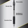 image:imagePilot G2 Premium Refillable and Retractable Rolling Ball Gel Pens Ultra Fine Point Gel Ink Pens 038mm Black Ink 12PackBlack Ink