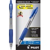 image:imagePilot G2 Premium Refillable and Retractable Rolling Ball Gel Pens Ultra Fine Point Gel Ink Pens 038mm Black Ink 12PackBlue Ink
