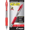 image:imagePilot G2 Premium Refillable and Retractable Rolling Ball Gel Pens Ultra Fine Point Gel Ink Pens 038mm Black Ink 12PackRed Ink
