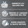 image:imagePilot G2 Premium Refillable and Retractable Rolling Ball Gel Pens Ultra Fine Point Gel Ink Pens 038mm Black Ink 12PackRed Ink