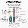 image:imagePilot Precise V5 RT Refillable amp Retractable Rollerball Pens Extra Fine Point Pens 05 mm Black Pack of 12  Ideal for School Journaling amp Office WritingNavy